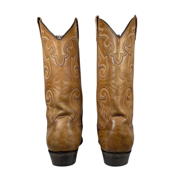 VINTAGE PANHANDLE SLIM Cowhide Western Cowboy Boots - Picture 7 of 10